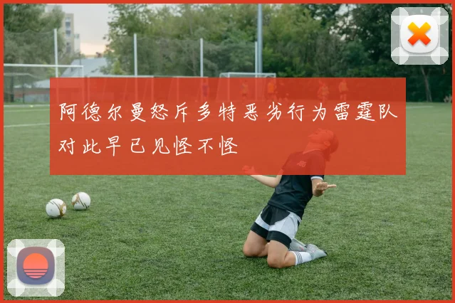 阿德尔曼怒斥多特恶劣行为雷霆队对此早已见怪不怪